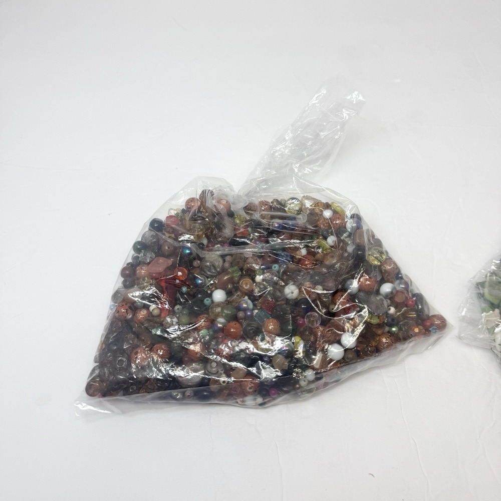 Mixed Bead Soup Glass Shell Stone Jewelry Making Craft Beads Bulk Loose Assorted - Picture 7 of 12